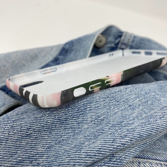 iPhone 7/8 Plus Case Pink Green Tropical - Picture 5 of 7